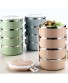 Hộp đựng cơm lúa mạch 4 tầng dung tích 2,8l